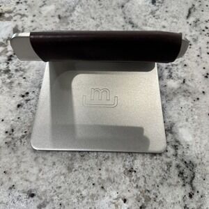 Made In Cookware - Stainless Steel Grill Press - Removable Leather handle No Box